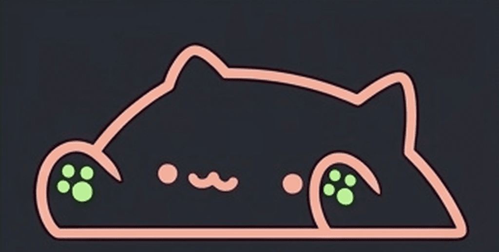 Glitch Cat mascot (canonical variant)